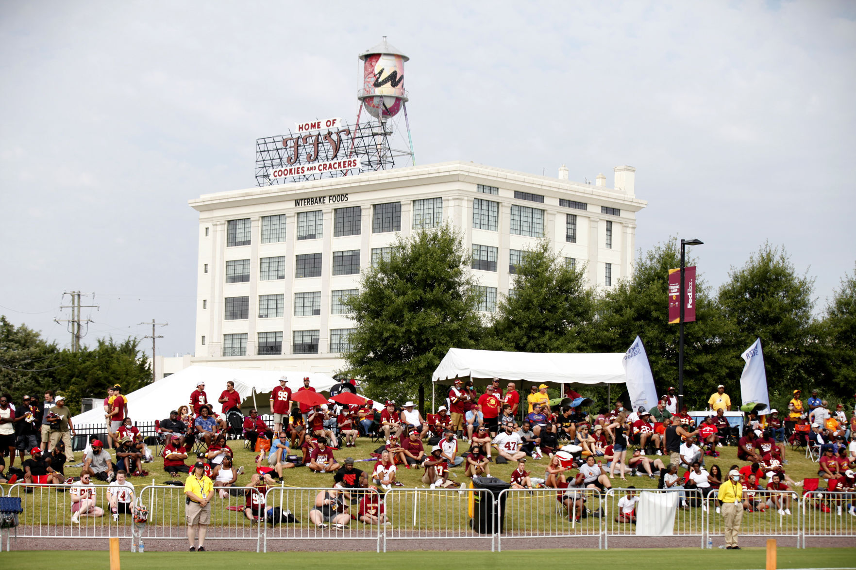 Fan appreciation day at Washington training camp